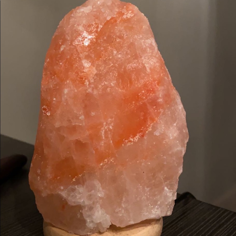 Salt rock lamp